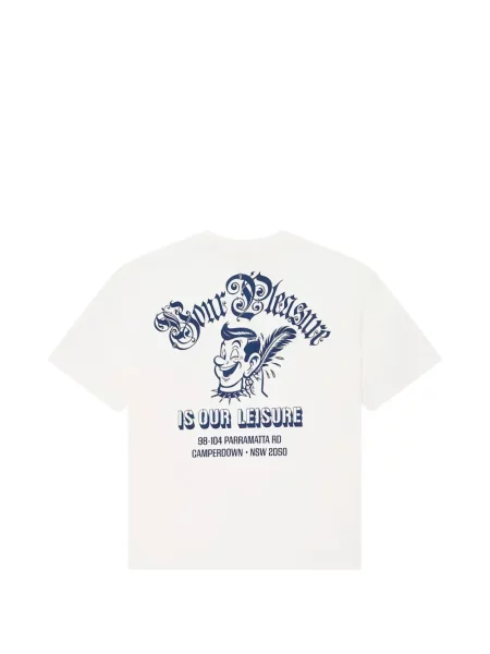 Tricou Deus Ex Machina cu imagine alb