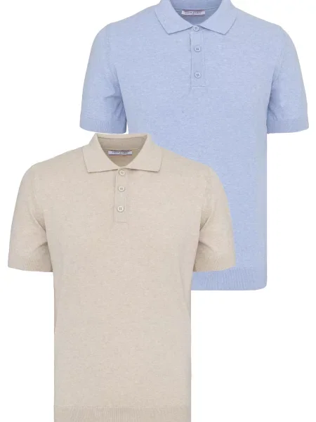 Felix Hardy Tricou / albastru deschis bej