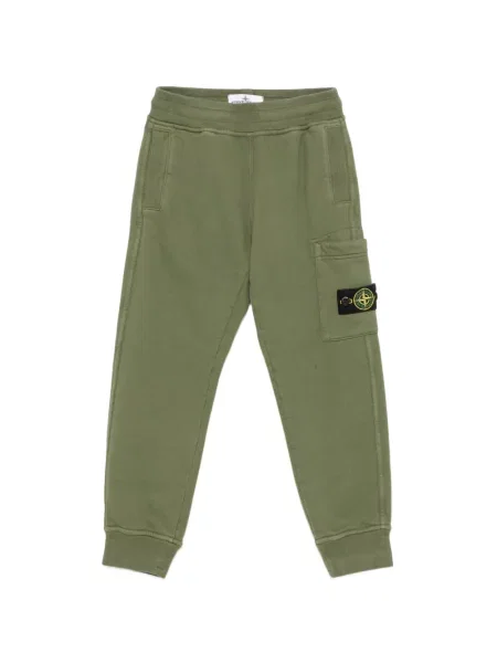 Spodnie cargo dziecięce Stone Island zielone