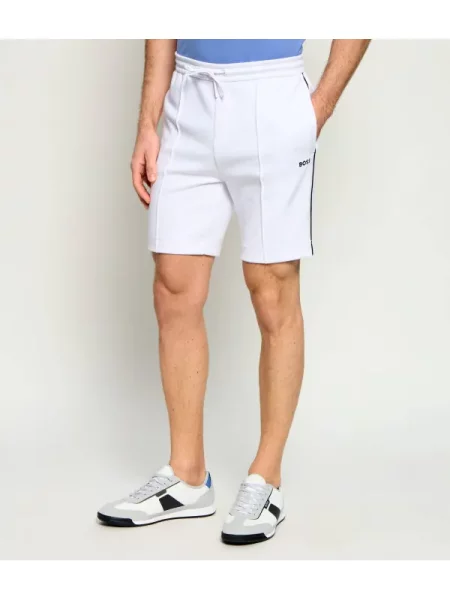 BOSS GREEN Pantaloni scurți JT_Join Headlo | stretch alb