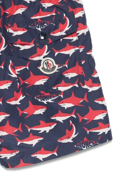 Kąpielówki dziecięce Moncler Enfant niebieskie