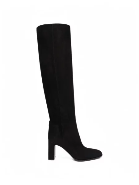 Cizme Jimmy Choo din piele de căprioară negru