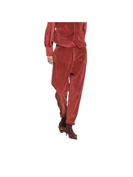 Сhinosy Mason's sztruksowe czerwone