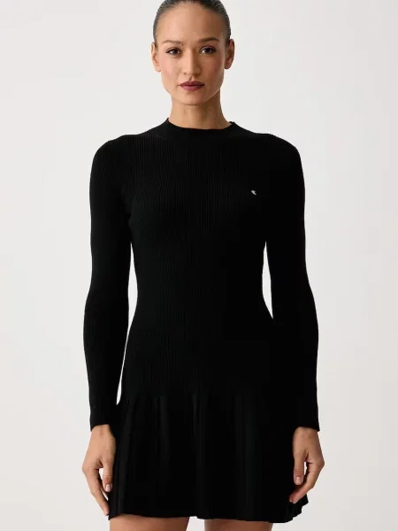 Calvin Klein Jeans rochie tricotată cu negru