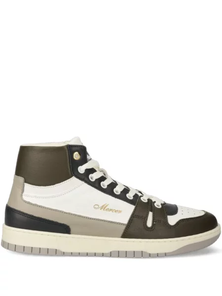Sneakerși The Mercer Brand din piele alb