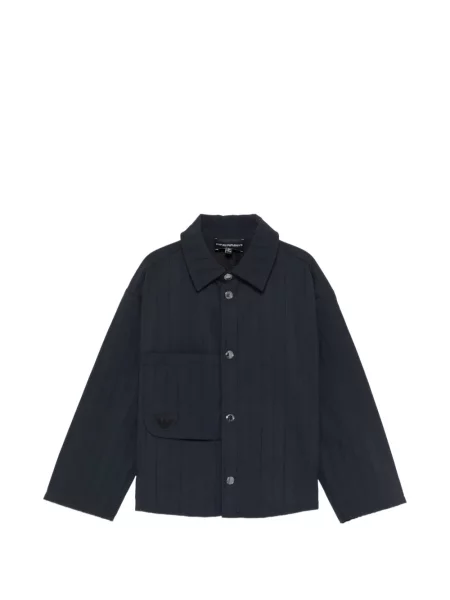 Kurtka dziecięca Emporio Armani niebieska