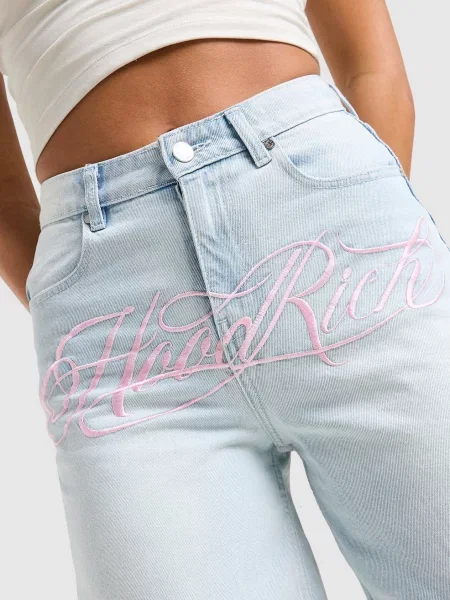 Hoodrich Szorty Denim Jorts Solace niebieskie
