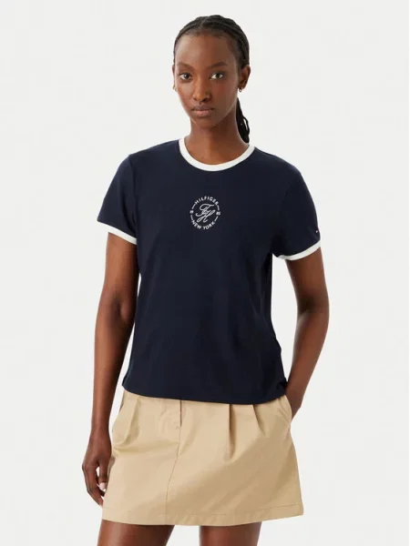 TOMMY HILFIGER Majica / bela modra