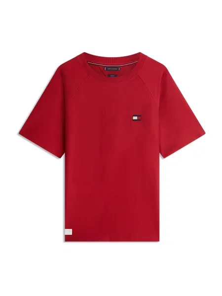 TOMMY HILFIGER Tricou rubiniu