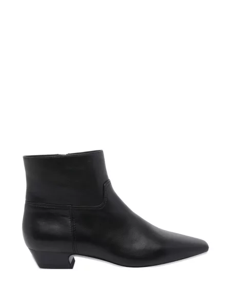 Botine Stuart Weitzman cu vârf ascuţit negru