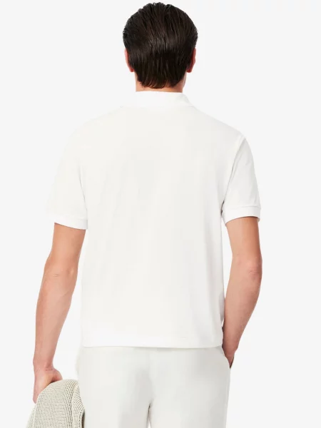Поло Lacoste белое