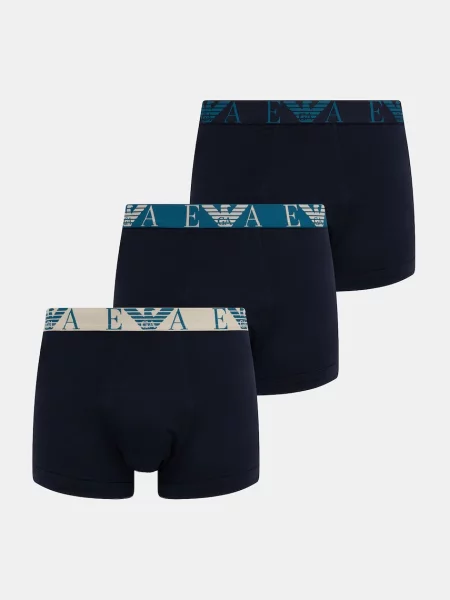 Emporio Armani Underwear priliehavé boxerky pánske s elastanom modrá