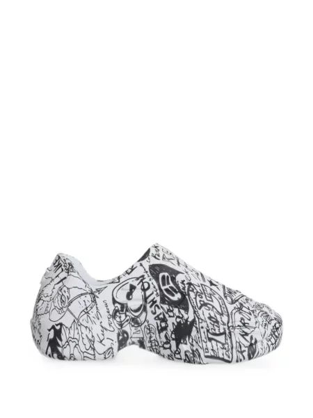 Sneakerși Dolce & Gabbana Daymaster cu imagine alb