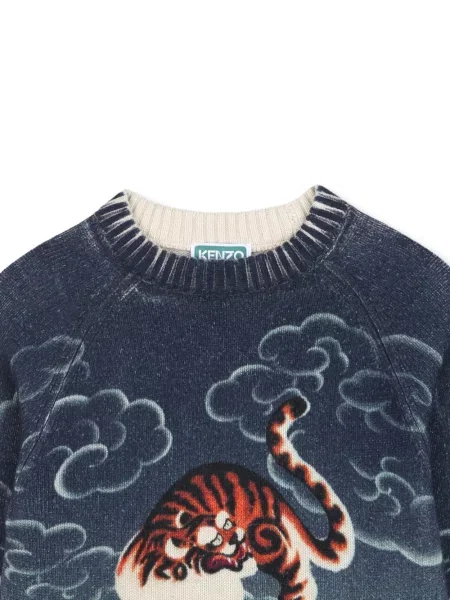 Sweter dziecięcy Kenzo niebieski