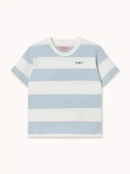Tinycottons tričko STRIPES KNIT TEE modré
