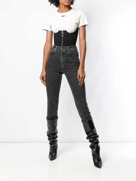 Top Off-white alb