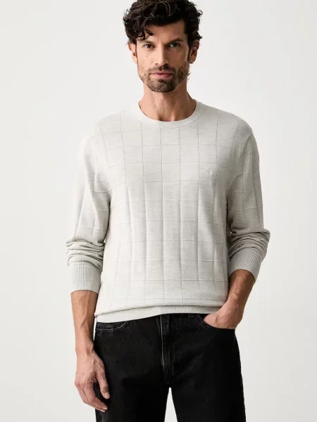 Calvin Klein pulover pentru femei din lână bej