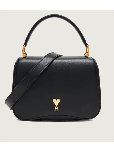 Rucsac Ami Paris din piele negru