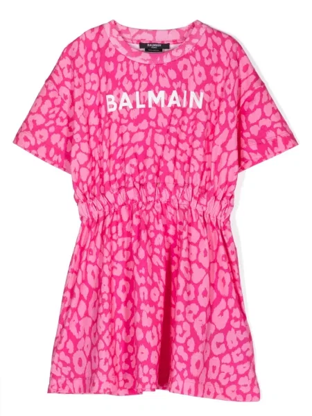 Sukienka dziecięca Balmain różowa