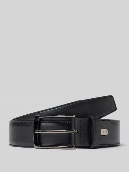 Skórzany ze sprzączką Lloyd Men's Belts czarny