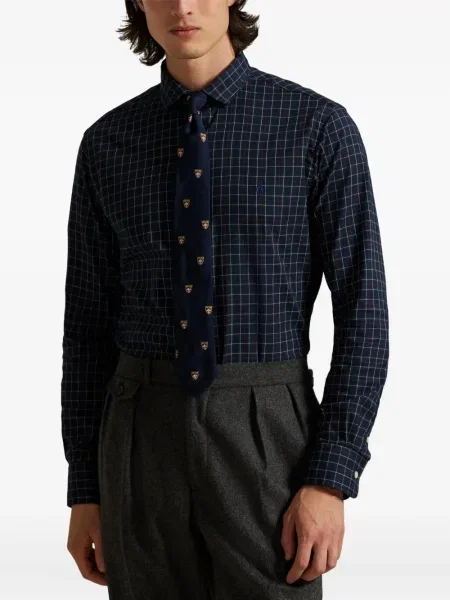 Șosete Polo Ralph Lauren cu 5 buzunare cu broderie tricotate albastru