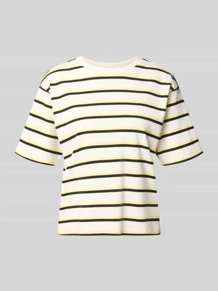 T-shirt we wzór na całej powierzchni z okrągłym dekoltem Jake*s Studio Woman