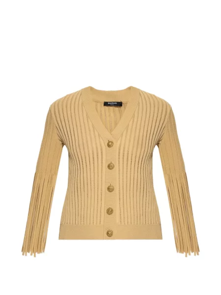 Cardigan Balmain cu franjuri