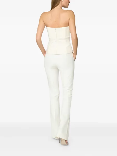 Pantaloni Genny alb