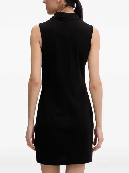 Stras rochie mini Guess fără mâneci negru