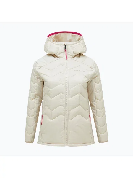 Kurtka ocieplana Peak Performance Elevate Liner Hood sand fog beżowa