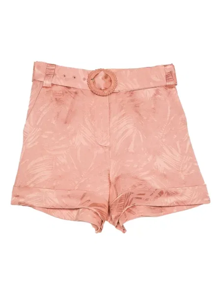 Pantaloni scurți Twinset cu imagine roz