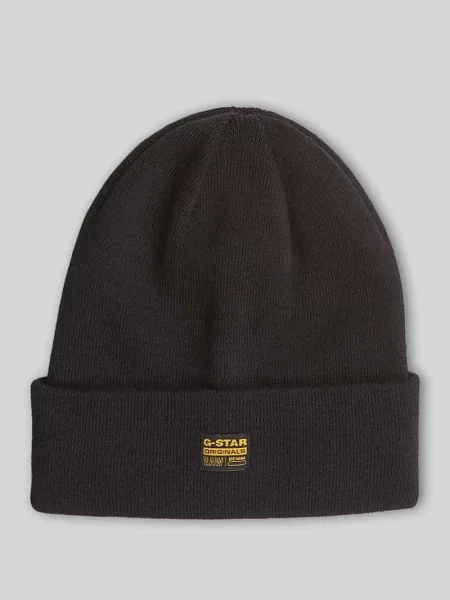 Czapka z naszywką z logo model Effo Long' G-star Raw czarna