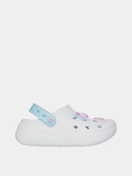 Детские сабо Skechers белые