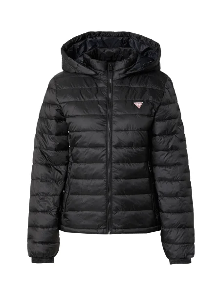 GUESS JEANS Geacă de primăvară-toamnă negru