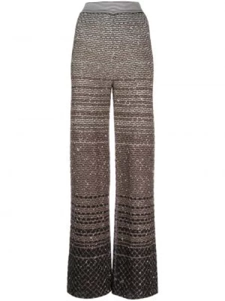 Pantaloni Missoni cu paiete negru