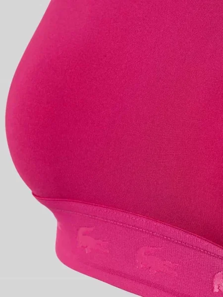 Biustonosz sportowy z naszywką z logo Lacoste Sport