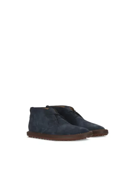 Botki Tod's zamszowe niebieskie