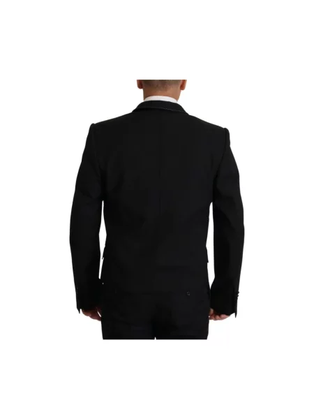 Marynarka Dolce And Gabbana wełniana elegancka czarna