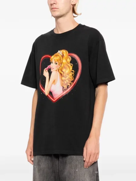 Tricou Melt cu imagine negru