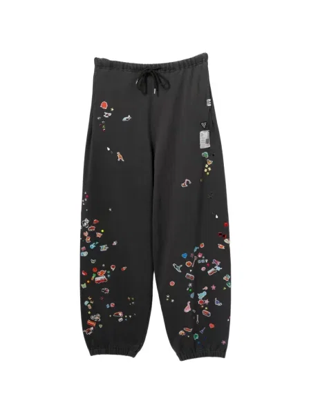 Șnur de strângere grafic pantaloni Maison Mihara Yasuhiro gri