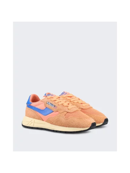 Sneakersy Autry pomarańczowe