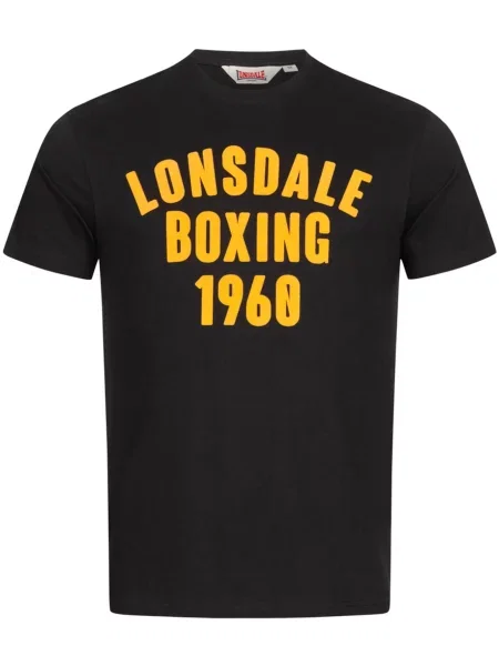 LONSDALE Tricou Pitsligo galben auriu negru