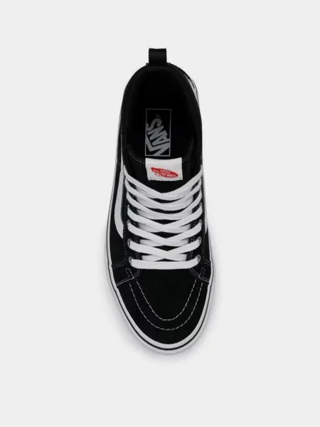 Замшевые утепленные кеды Vans черные