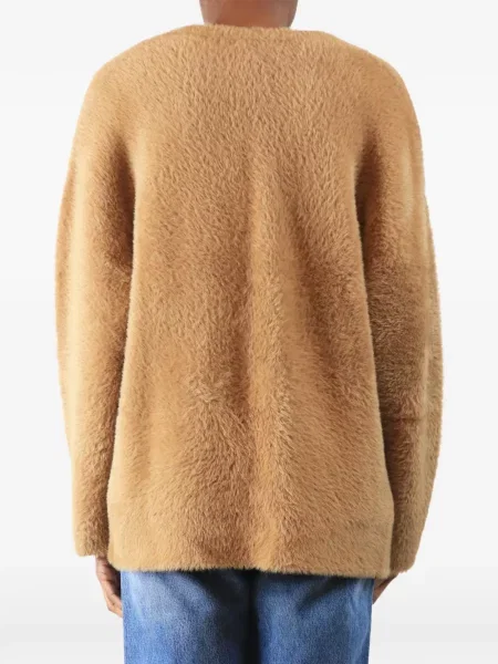 Жилетка Forte_forte с V-образно деколте кафяво