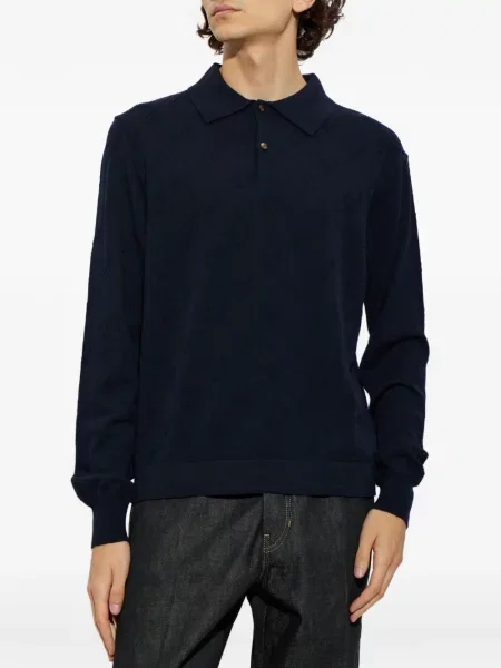 Πλεκτό polo Jacquemus μπλε