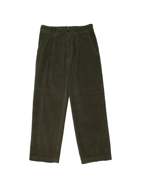 Pantaloni Nine In The Morning de catifea cord verde