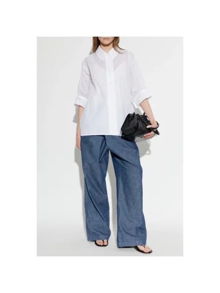Spodnie Jil Sander niebieskie