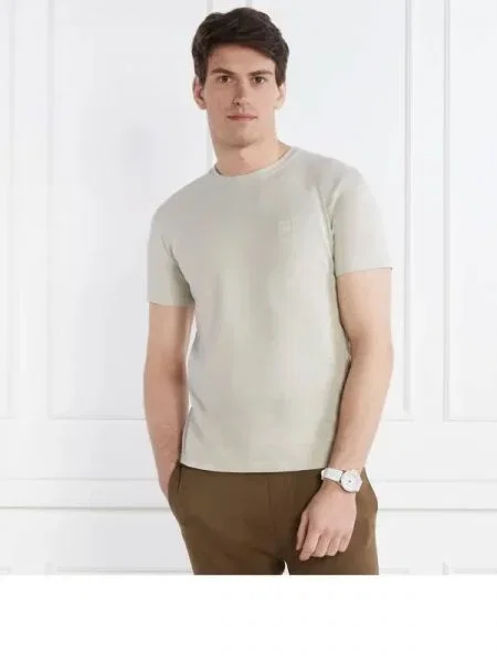 BOSS ORANGE Tricou Tales | Relaxed fit bej