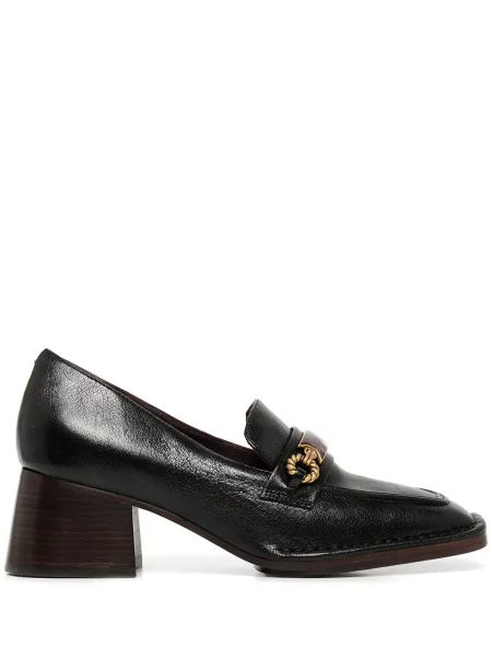Pantofi loafer Tory Burch din piele negru
