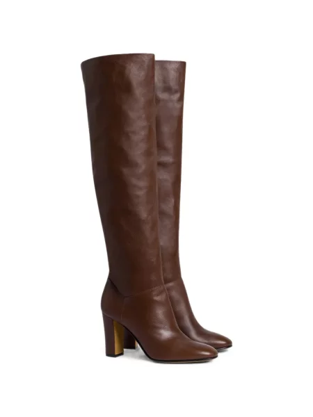 Cizme Alberta Ferretti maro
